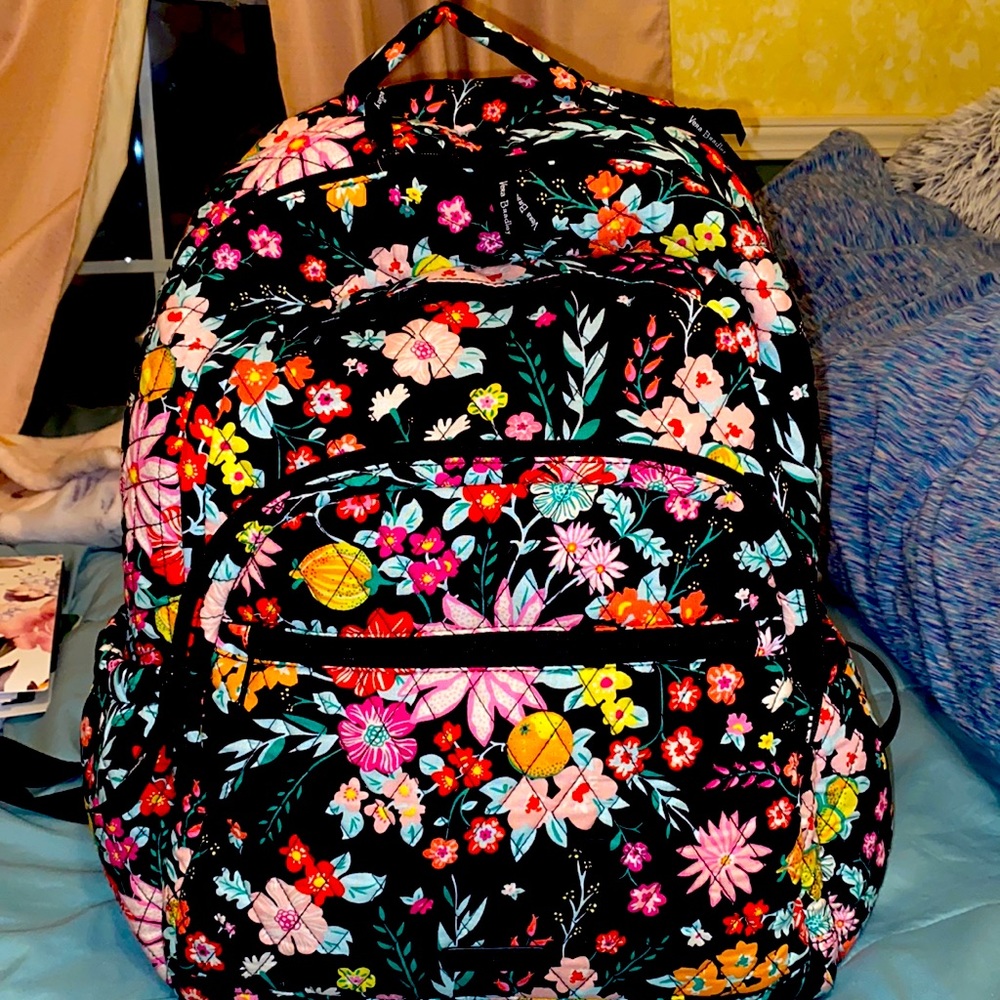 Vera Bradley Tangerine Twist Essential Backpack